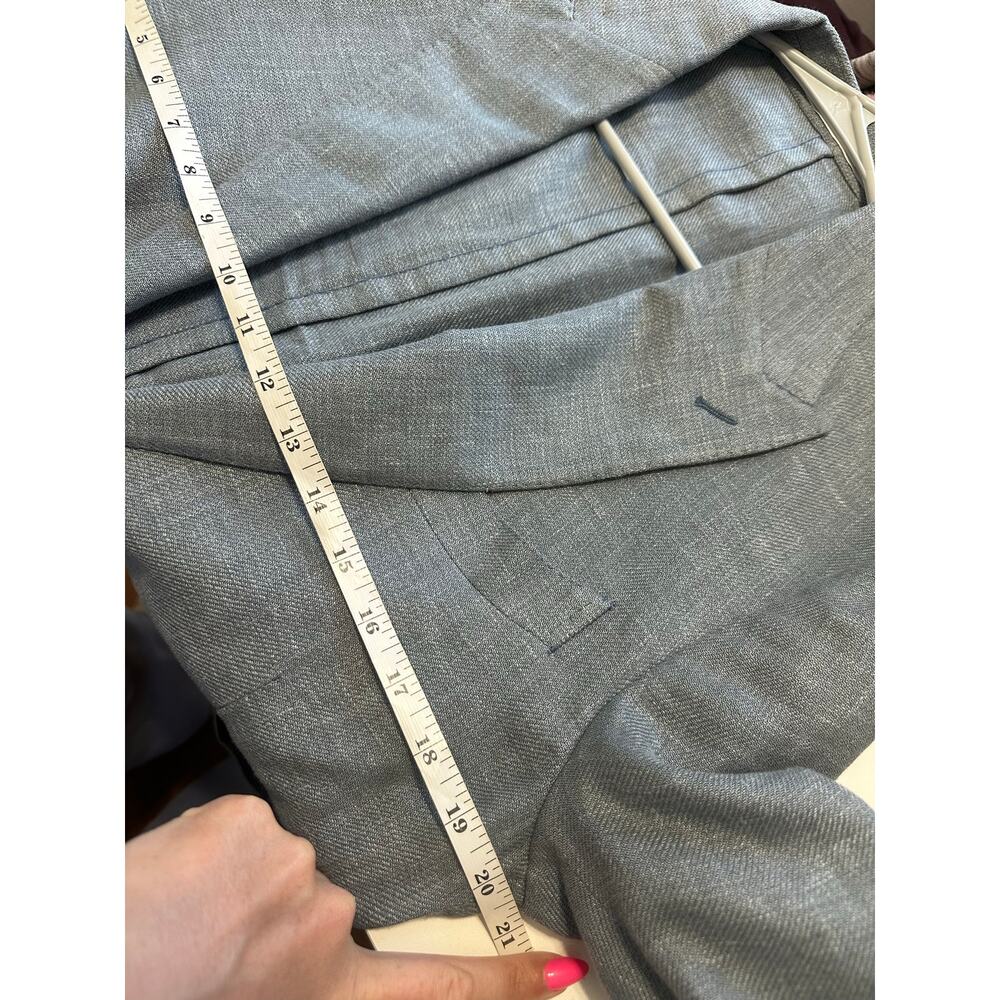 Eleventy Soft Jacket Blazer Sport Coat Blue Linen Cotton Sz 50 It / US 40R GREAT - Picture 8 of 15